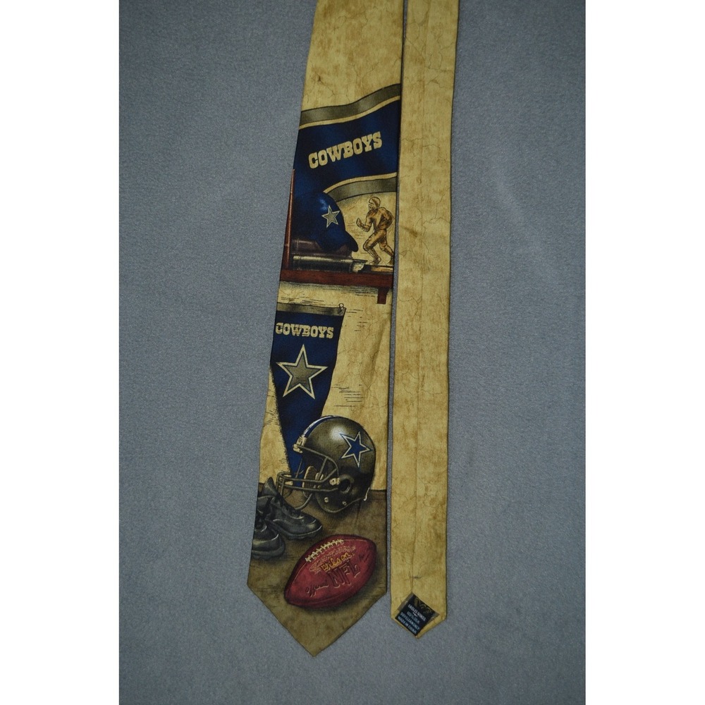 Dallas Cowboys Tie by Eagles Wings Silk NFL New